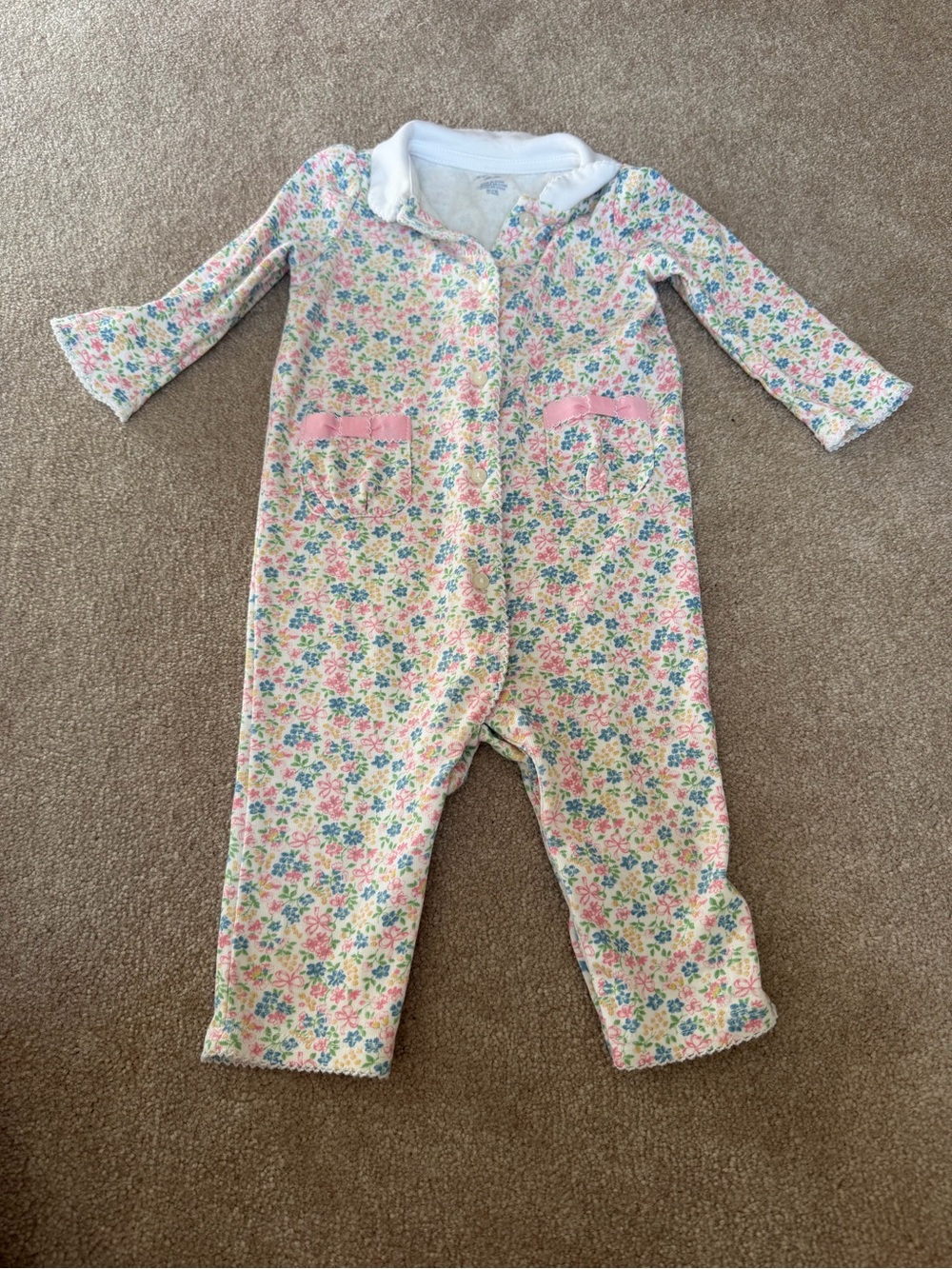 Polo Ralph Lauren Floral Baby Romper